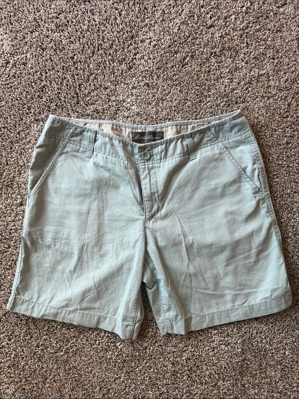 Eddie Bauer Pale Mint Green Women's Bermuda Shorts